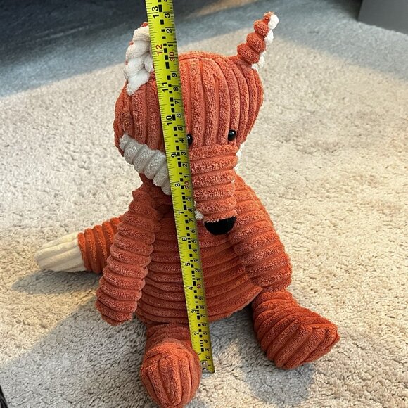 Jellycat Cordy Roy Fox Medium 16" Plush Stuffed Animal Toy Orange Retired - Picture 10 of 12